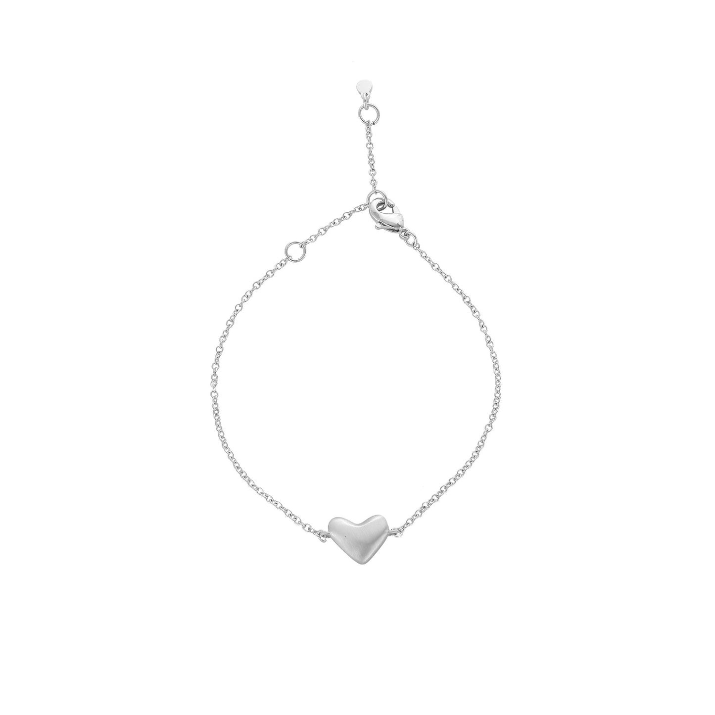 Day Limited Love Simple Advanced Brushed Heart Clavicle Necklaces