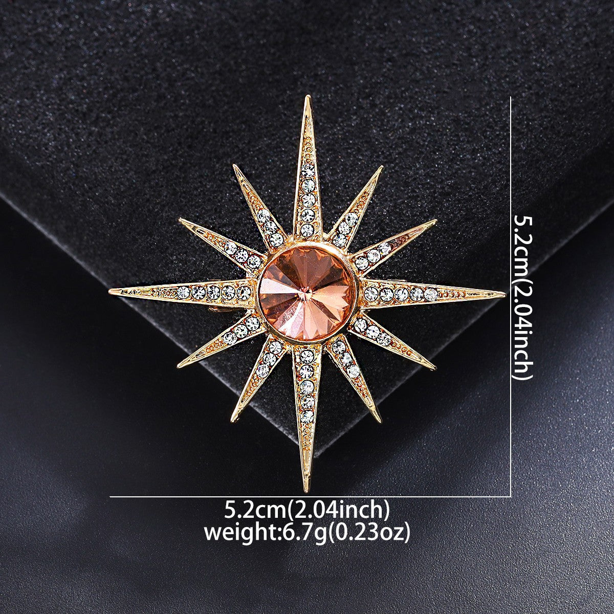 Women's & Men's Elegant Brooch Alloy Rhinestone Niche Design Business Corsage Brooches