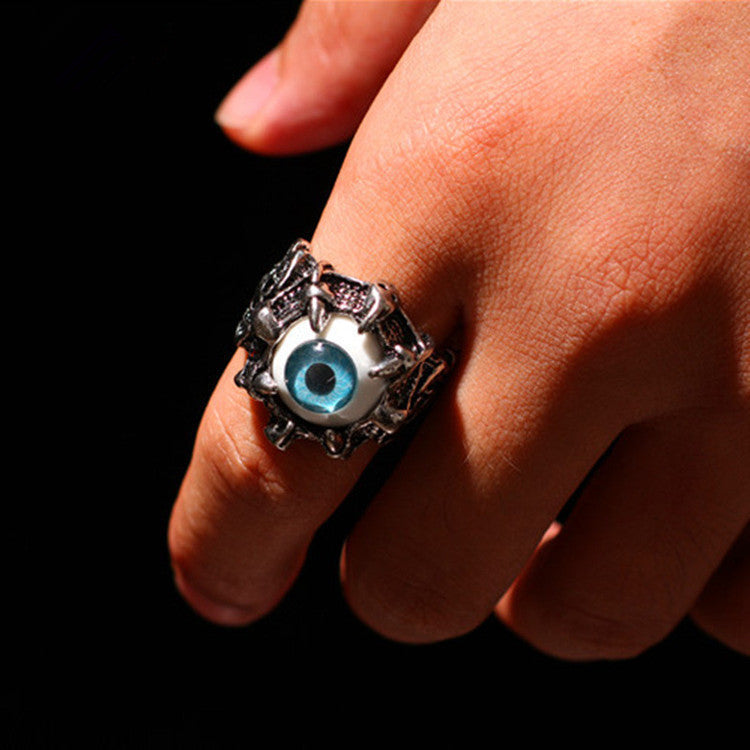 Retro Devil Eye Alloy Evil Trend Ring