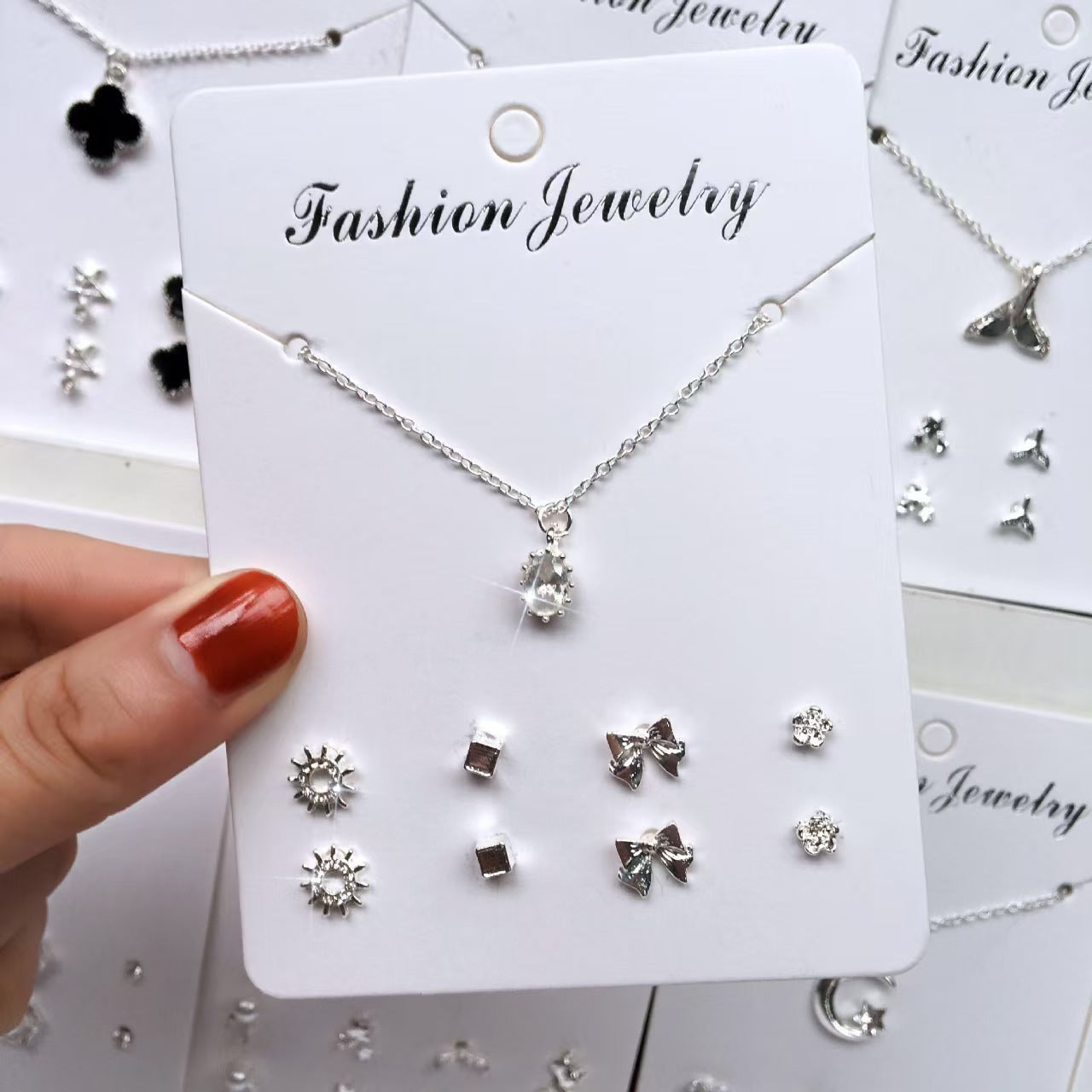 Sweet Week Korean Style Exquisite Tassel Pearl Sier Necklace
