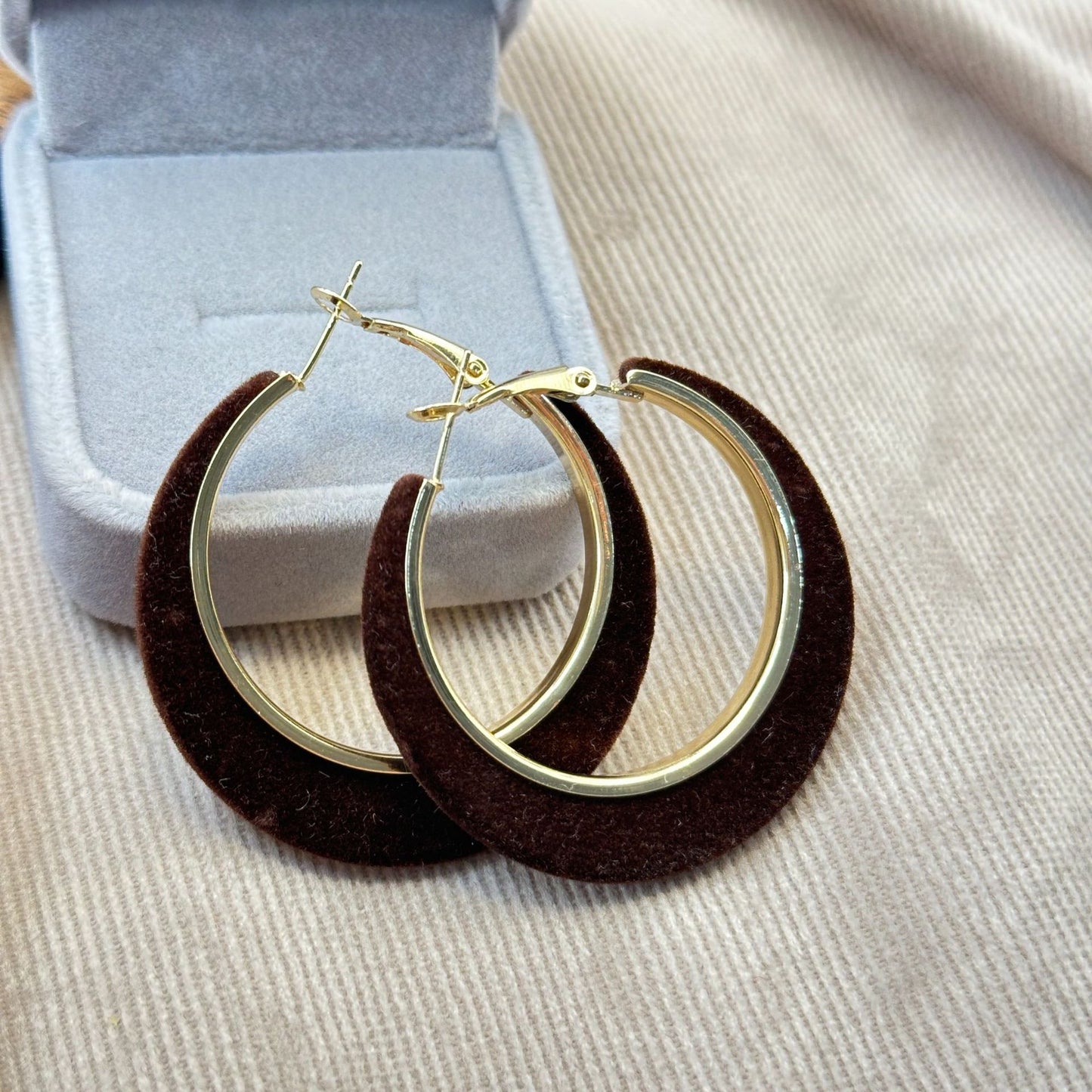 Flocking Ear Retro Style Light Luxury Rings