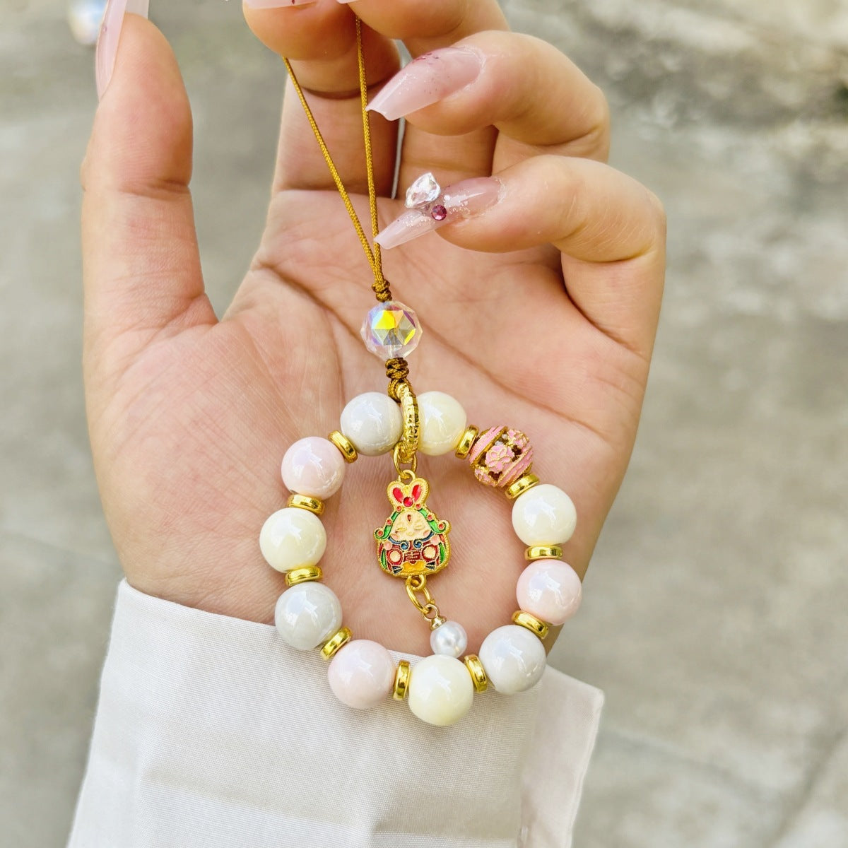 Citrine Package Car National Style Hair Hanging Ornaments