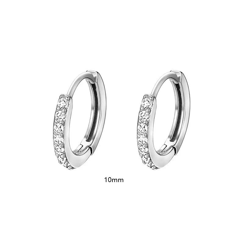 Women's Ear Clips Micro Inlaid Zircon Design Sense Earrings