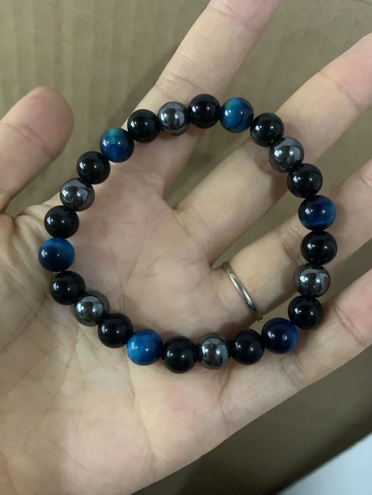 Ore Couple Colorful Tigereye Bright Stone Bracelets