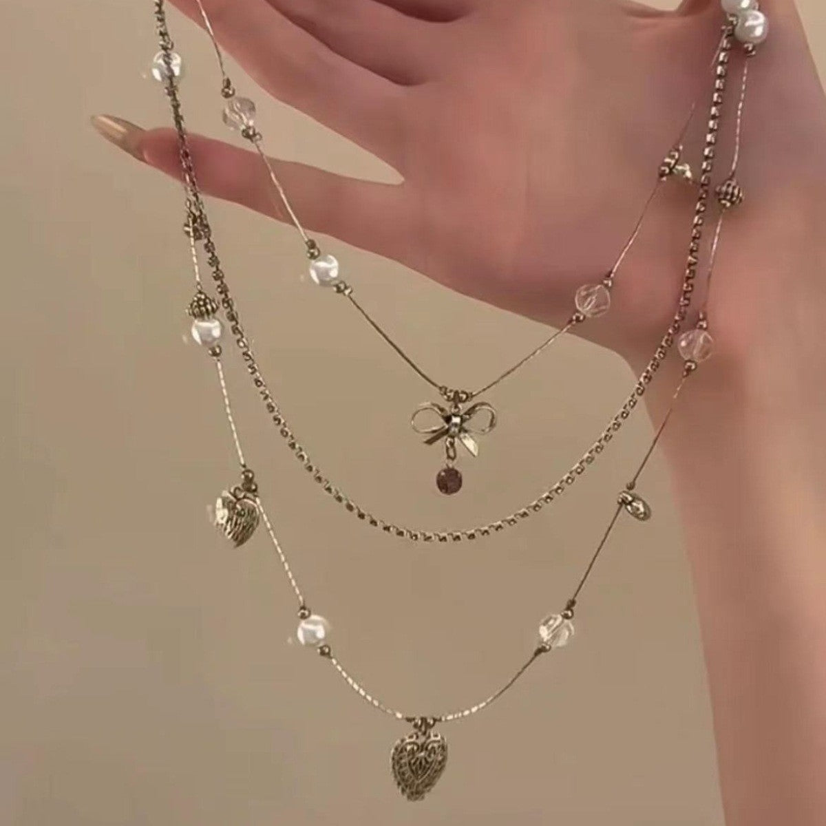 Unique Vintage Court High-grade Distressed Clavicle Necklaces