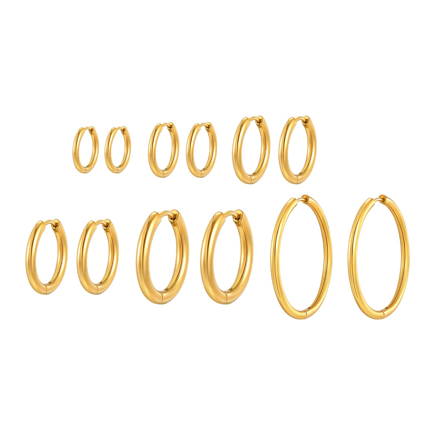 Women's Stainless Steel Simple Fashion Titanium Gold Rings