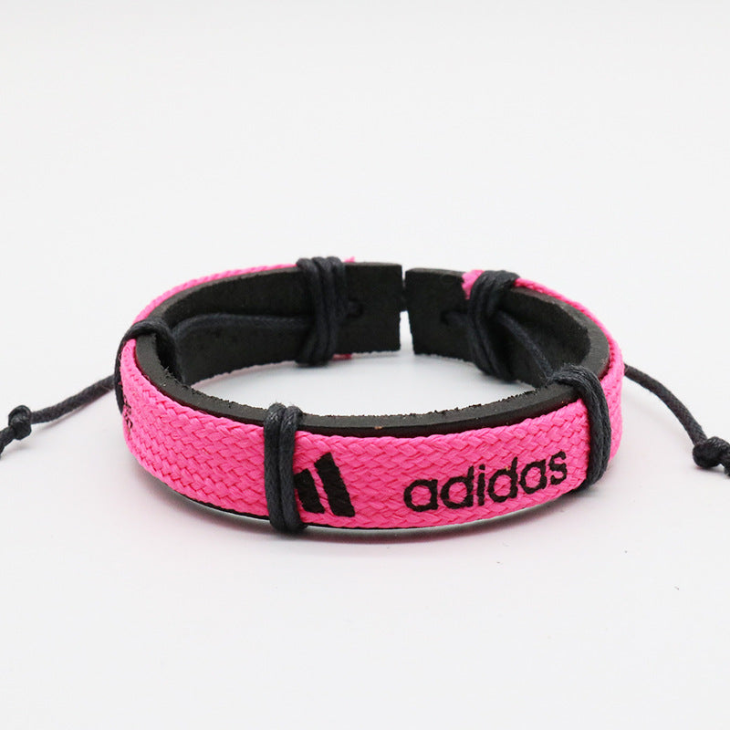 Male Female Couple Basketball Sports Weaving Bracelets