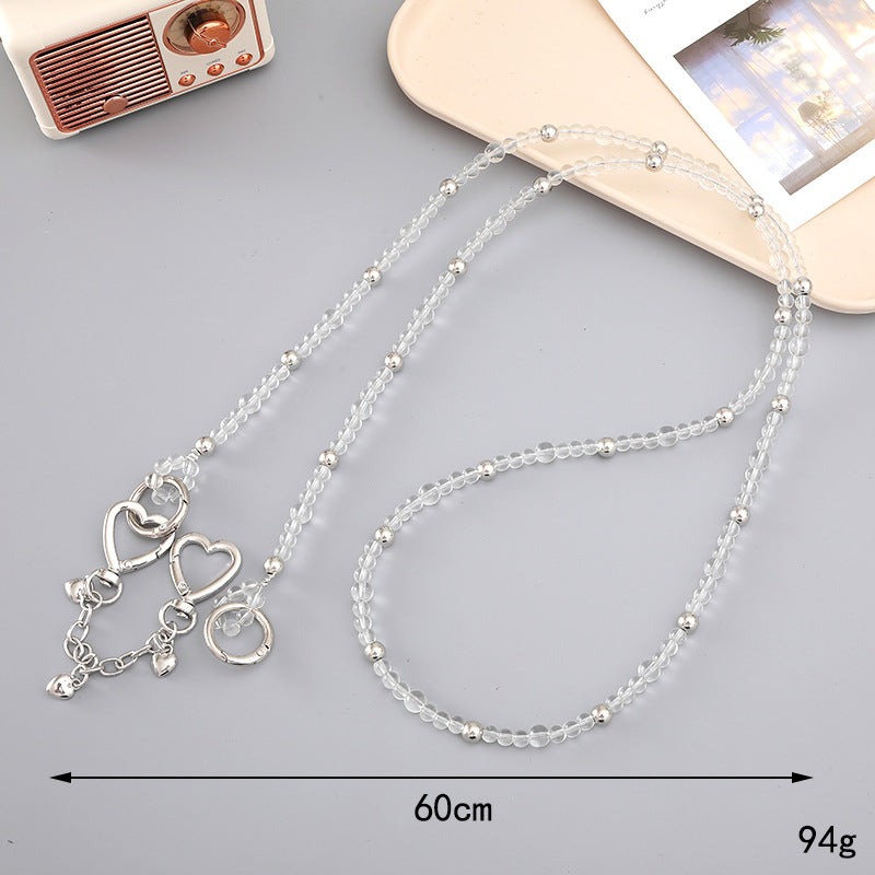 Phone Case Lanyard Handmade Beaded Bag Hanging Ornaments