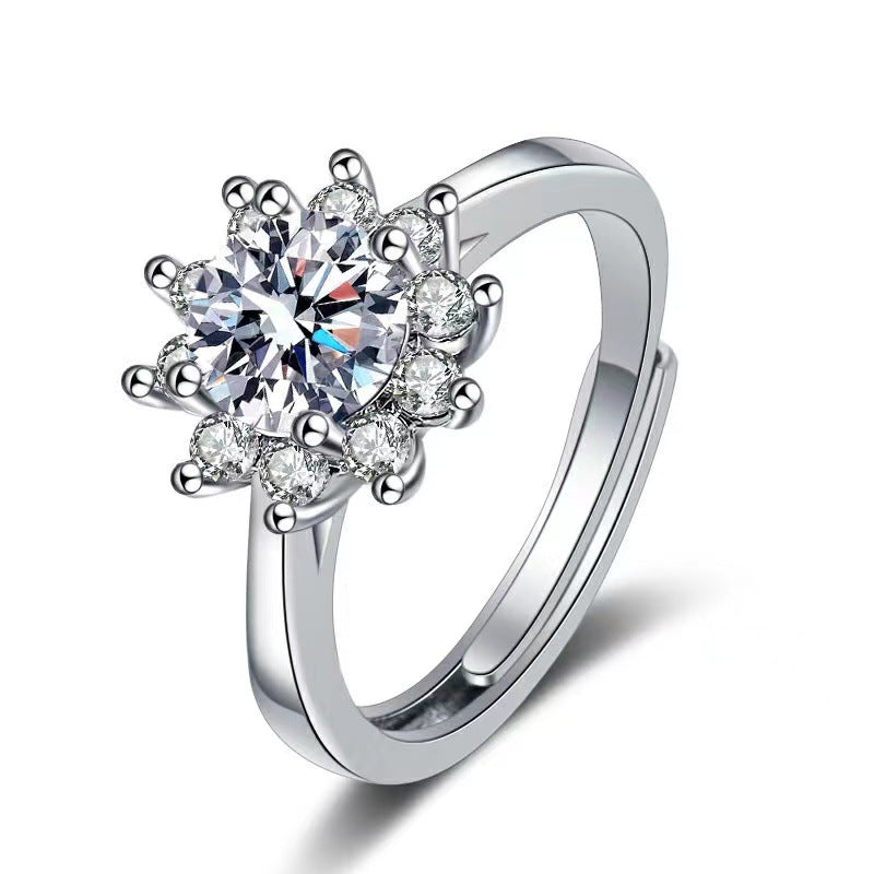 Streaming On Moissanite Female Affordable Luxury Fashion Rings