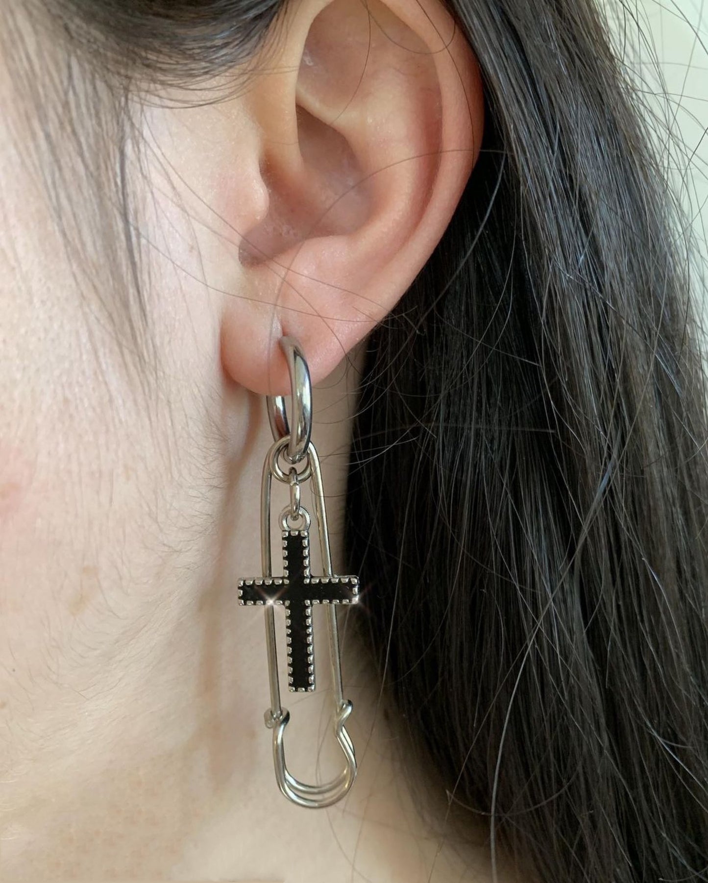 Style Fashion Titanium Steel Stainless Spring Ear Clip Earrings