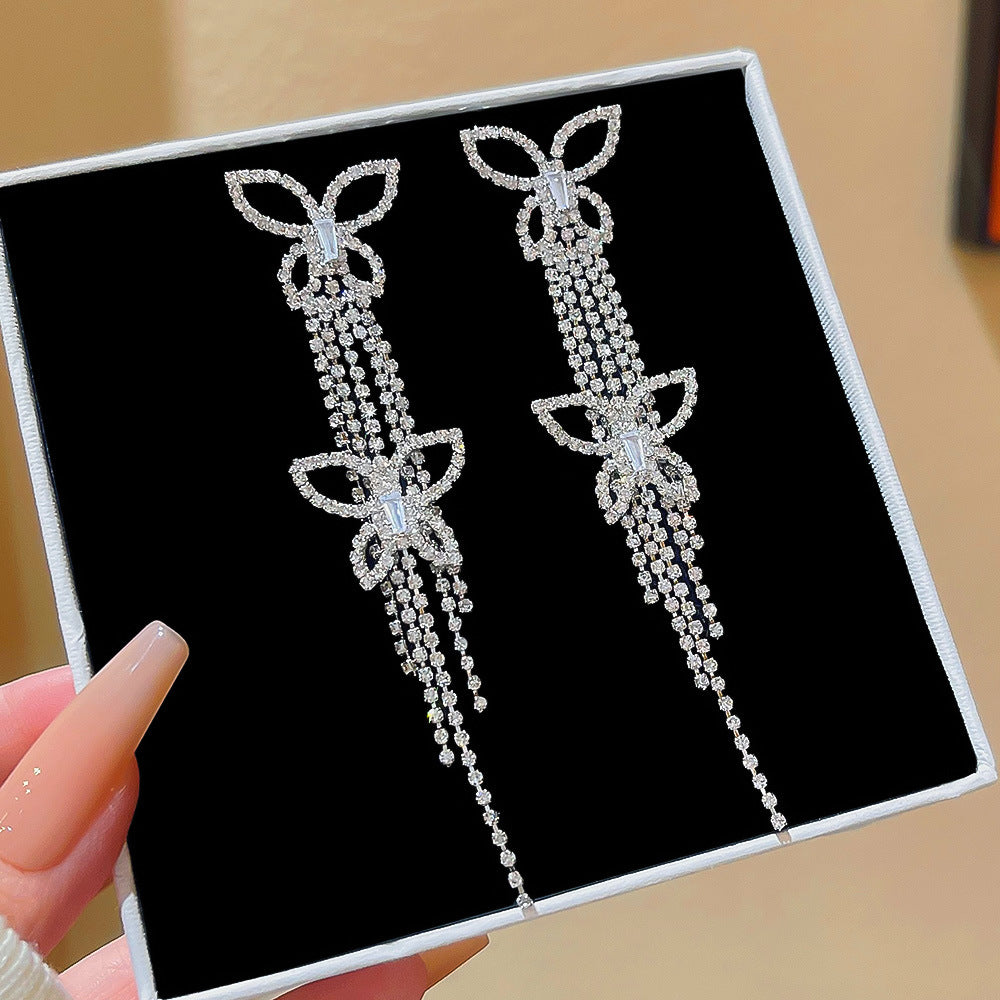 Needle Korean Style Light Luxury Exaggerated Geometric Earrings