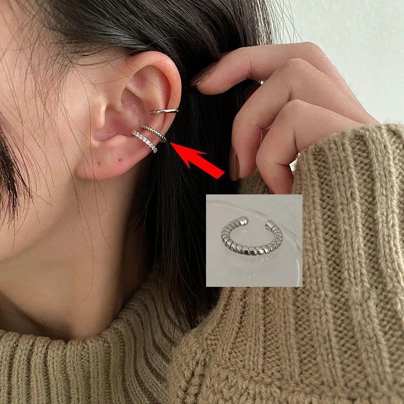 Clip Without Pierced Female Graceful Fashionable Retro Aloofness Earrings