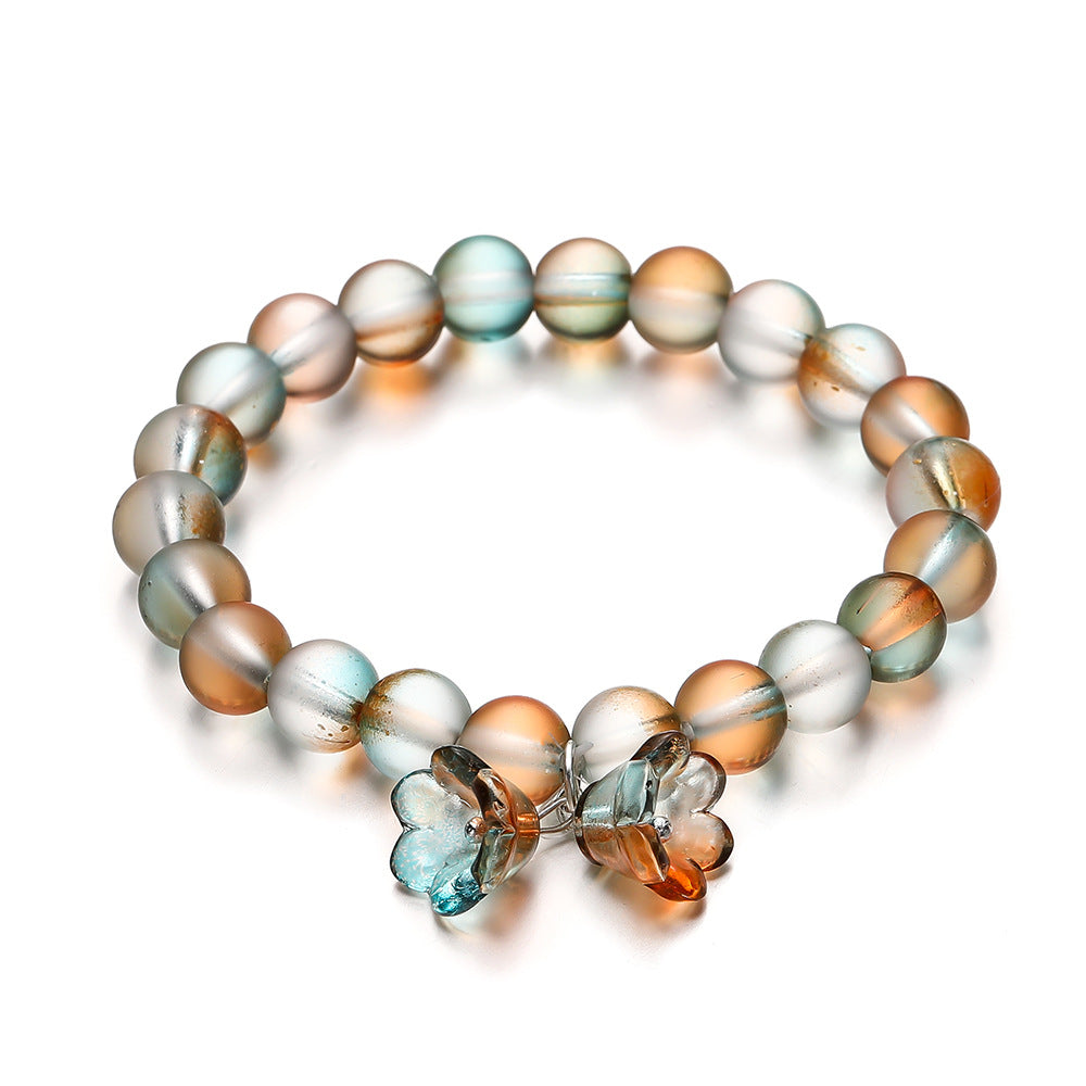 Cream Two-color Lily White High-grade Sense Bracelets