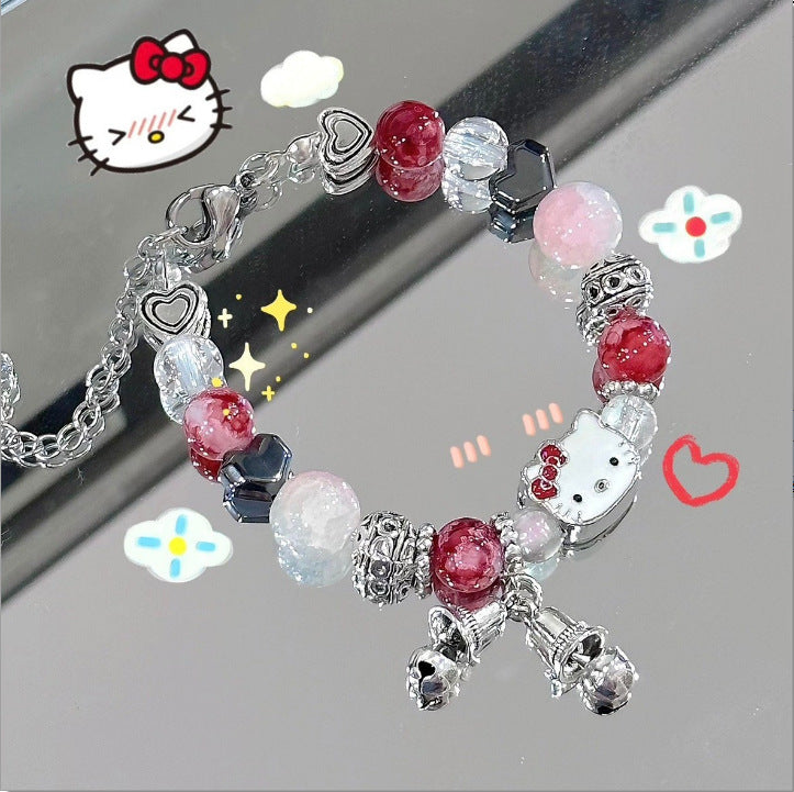 Fortune Cat Niche Exquisite Beaded Girlfriends Bracelets