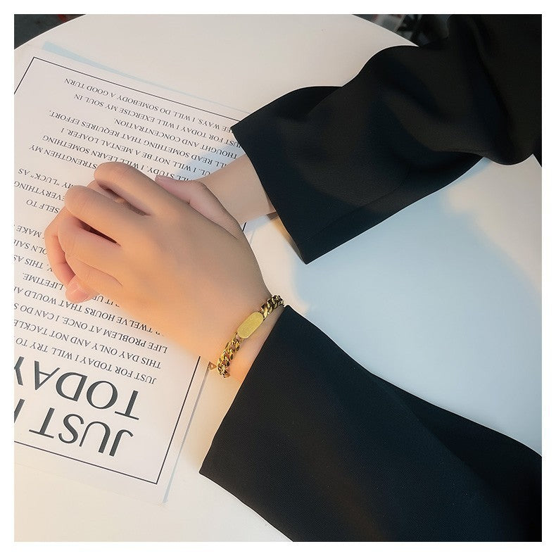 Women's & Men's Couple Gift Personalized Korean Hip Hop Bracelet
