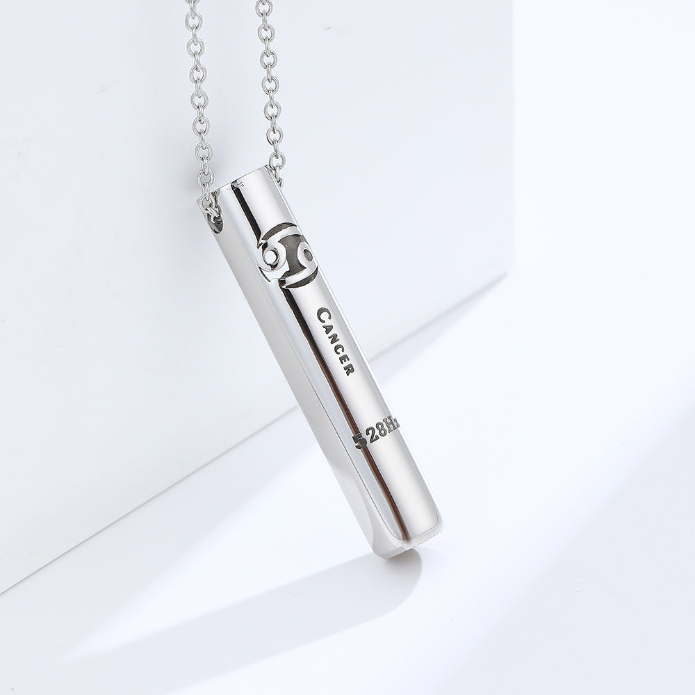 Emergency Rescue Whistle Constellation Meditation Anxiety Necklaces