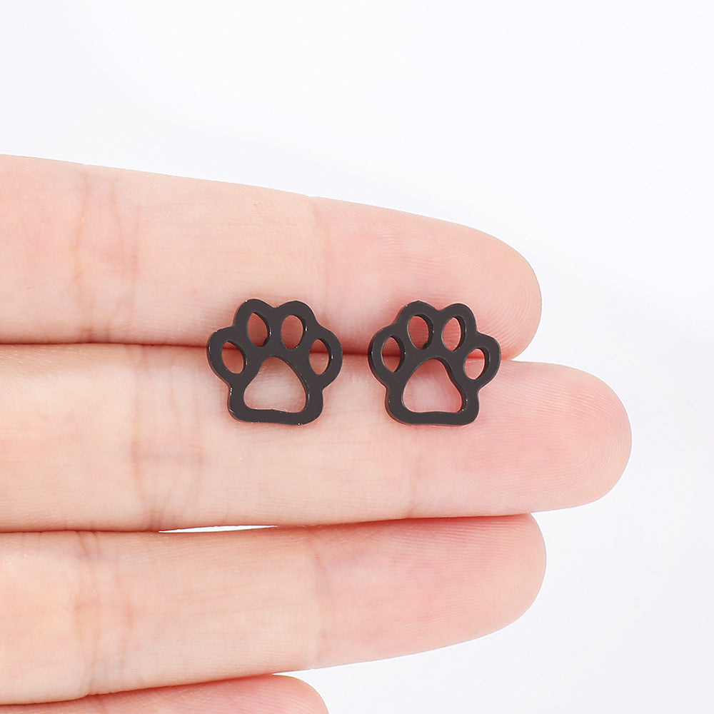 Stainless Steel Fashion Animal Foot Shape Rings