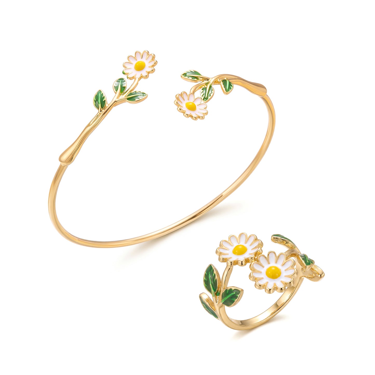 French Romantic Oil Dripping Red Rose Flower Design Light Luxury Bracelets