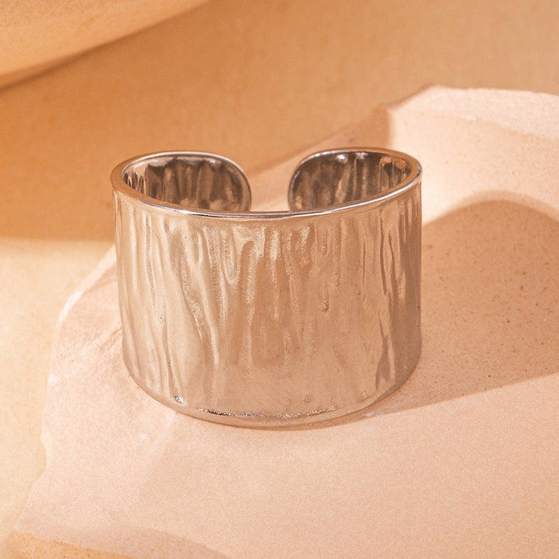 Steel Fashion Snake Simple Little Finger Rings
