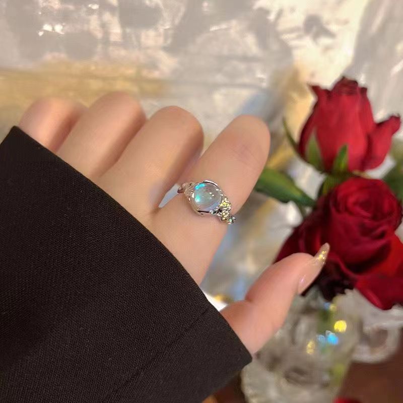 Women's Cat's Eye For Design Graceful Fashionable Irregular With Ring