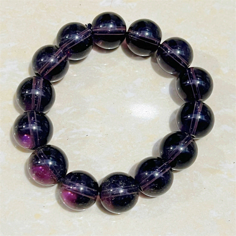 Transparent Pink White Jade Pliable Temperament Bracelets