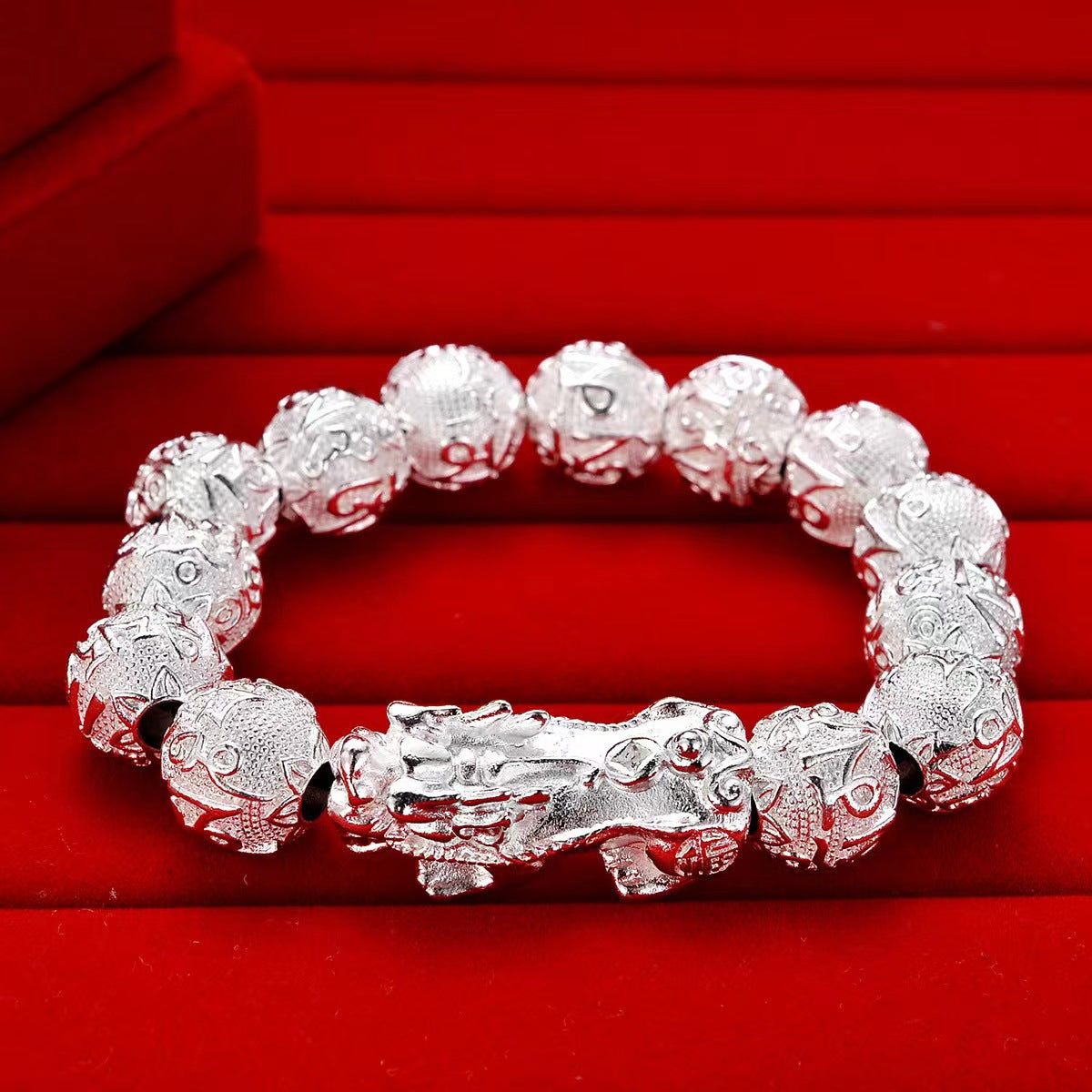 Women's & Men's Mantra Sier Retro Bracelet