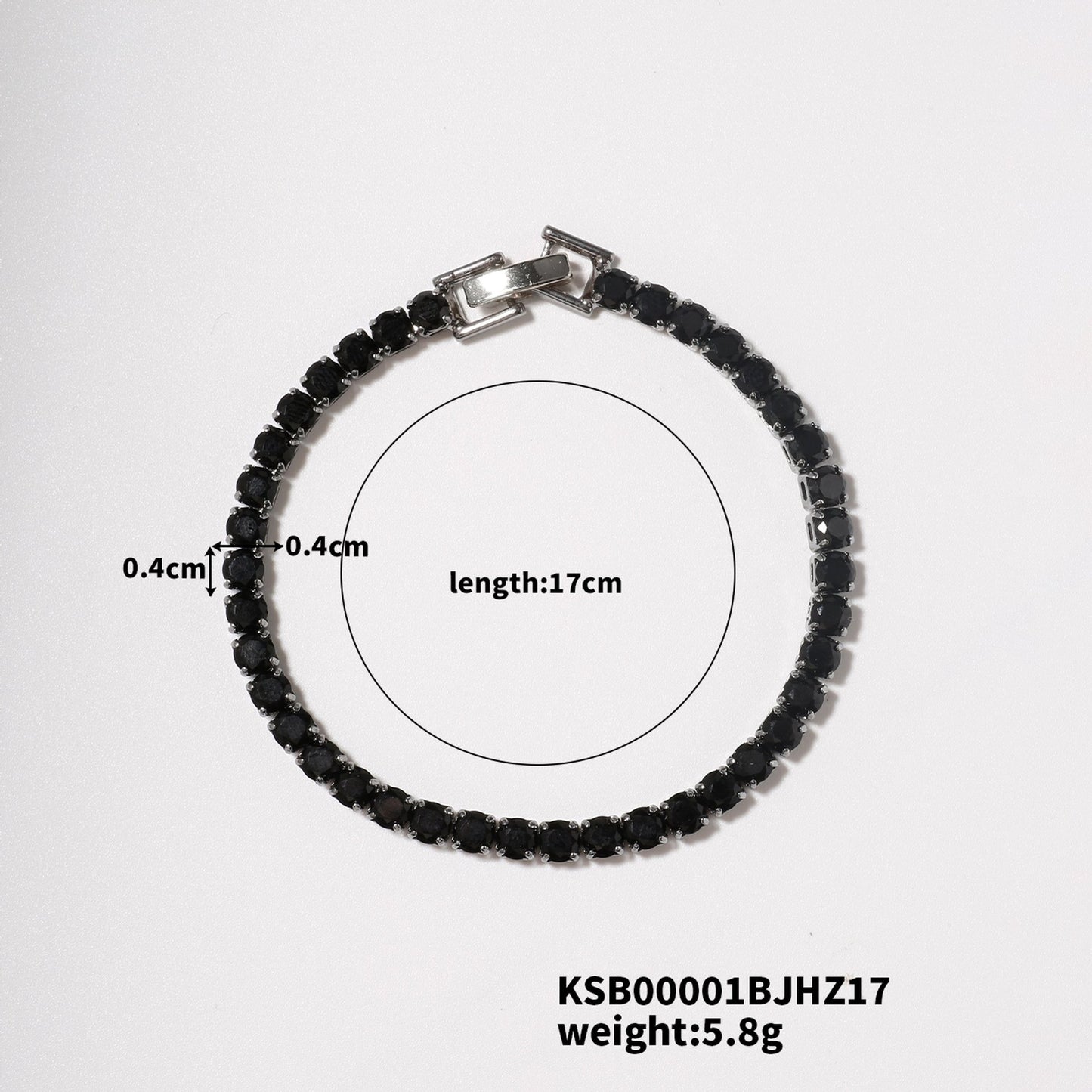 Live Broadcast Full Diamond Female Refined Zircon Luxury Bracelet