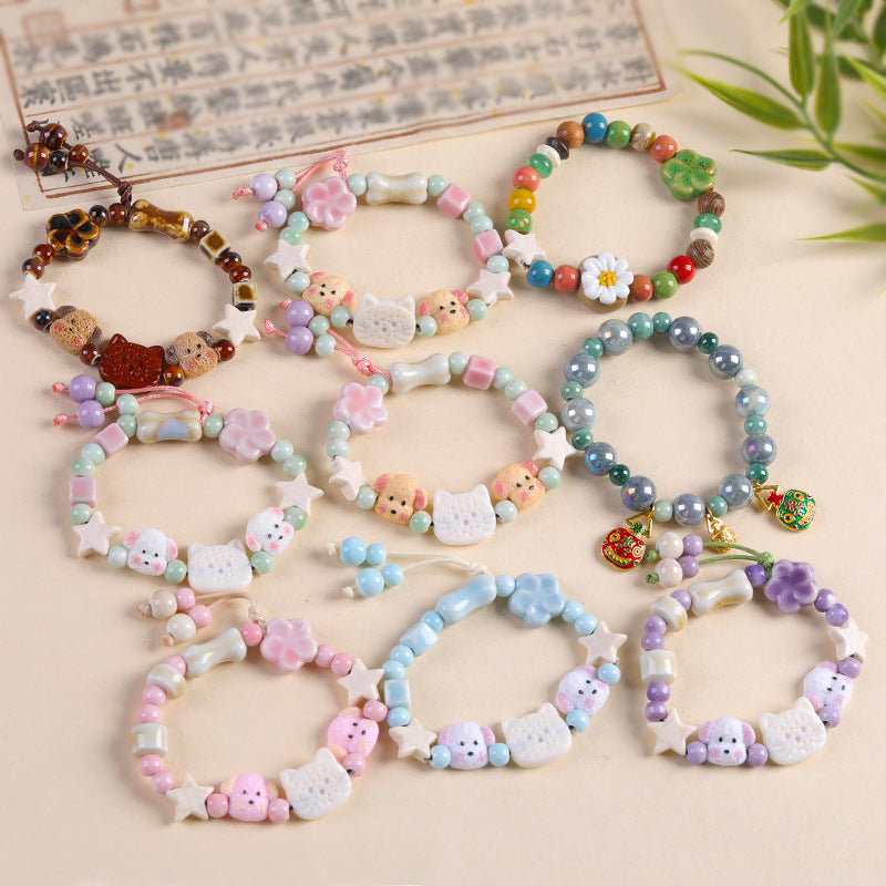 Circle Chinese Style Cute Refreshing Stall Bracelet