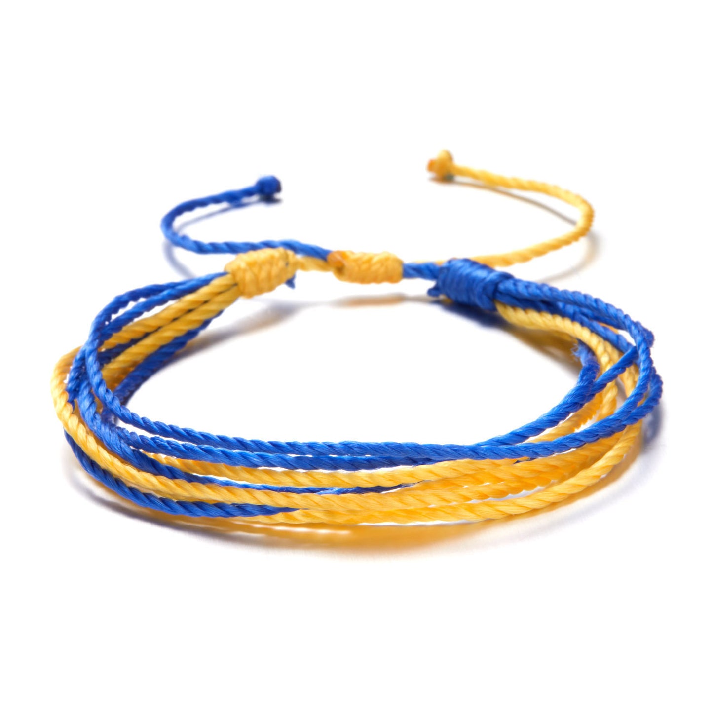 Fashion Ukraine Creative Beads Yellow Blue Bracelets