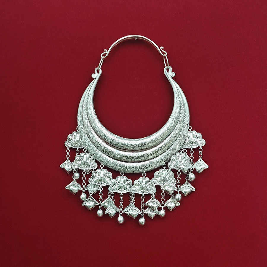 Ethnic Minority Characteristic Large Festival Perform Dance Pattern Collar