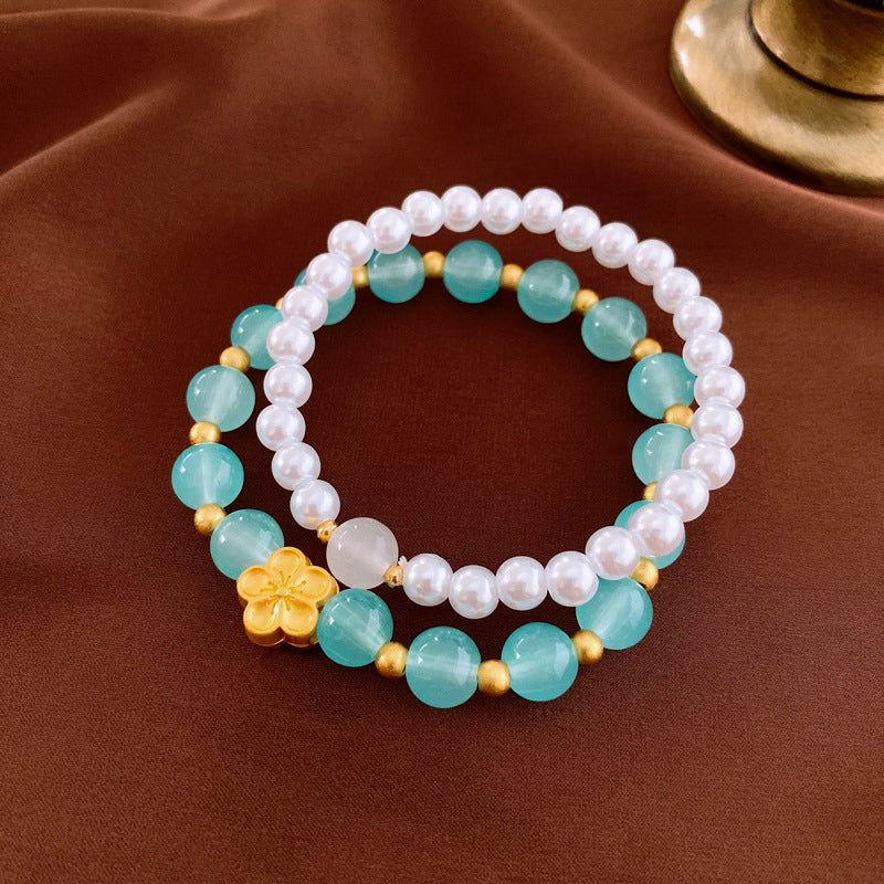 Women's Beaded Ethnic Style Light Luxury High Sense Bracelet