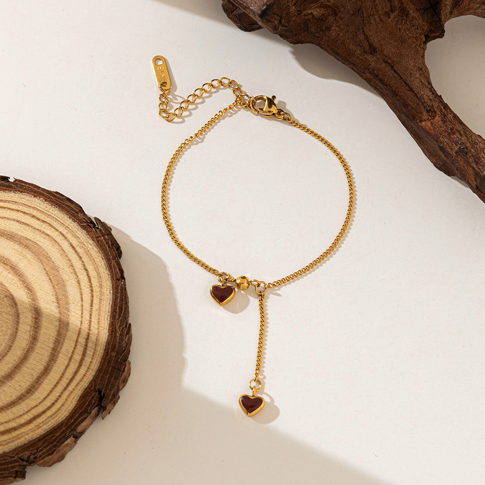 Women's Steel High-grade Gold Does Not Fade Anklets