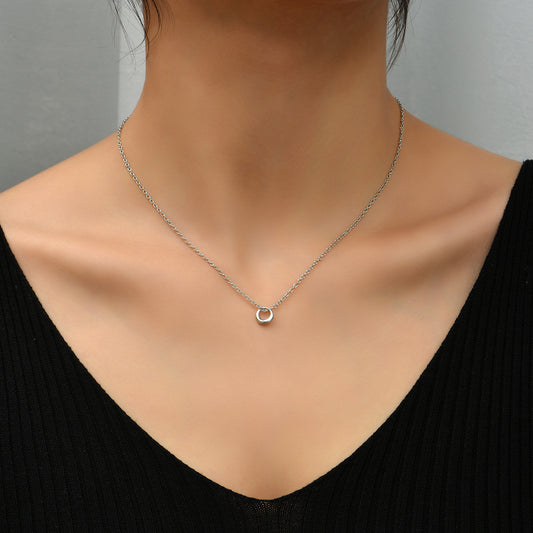 Geometric Circle Female Retro Simple Fashion Necklaces