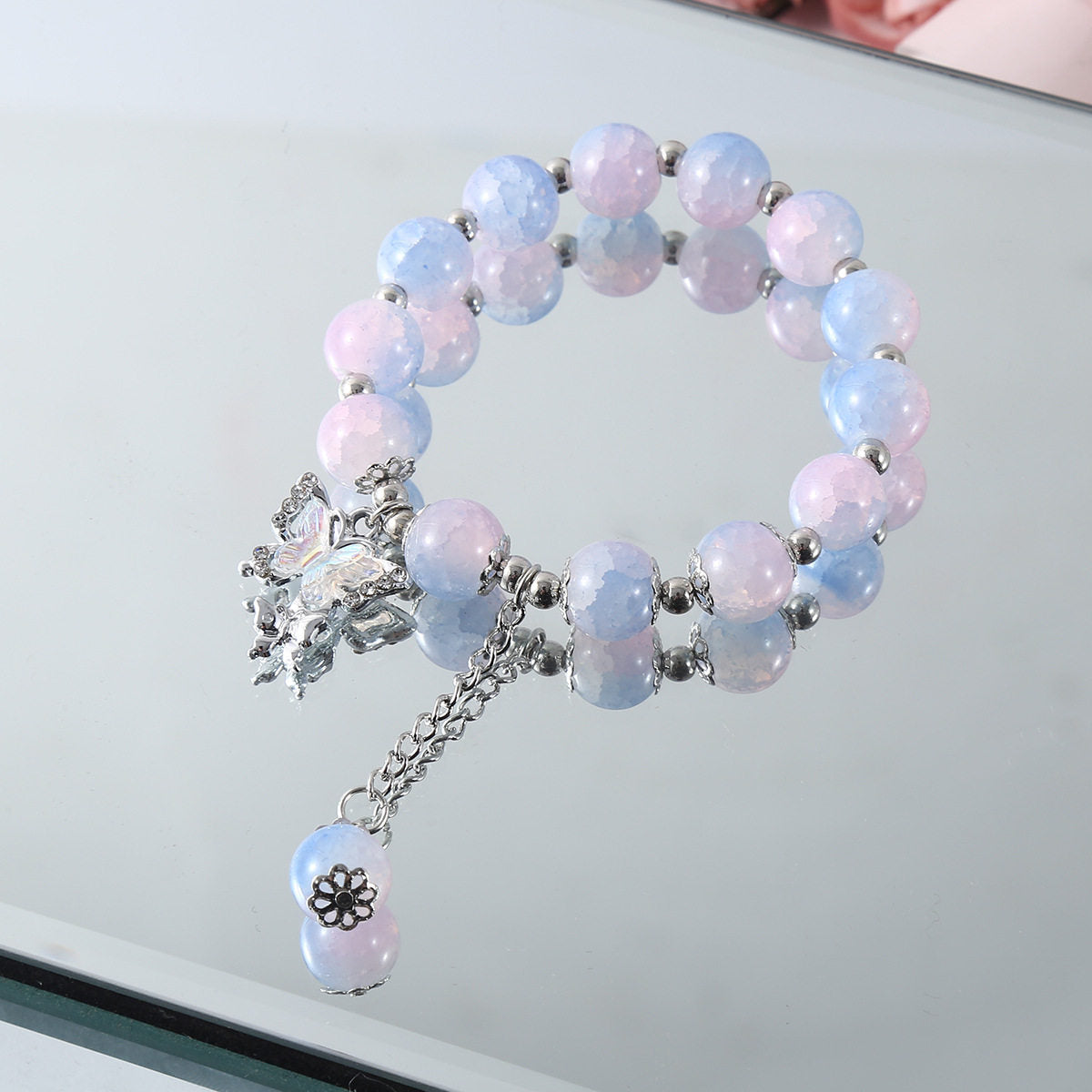 Broken Female Design Mori Style Sweet Color Bracelet