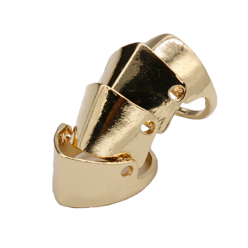 Fashion Metal Texture Armor Finger Activity Rings