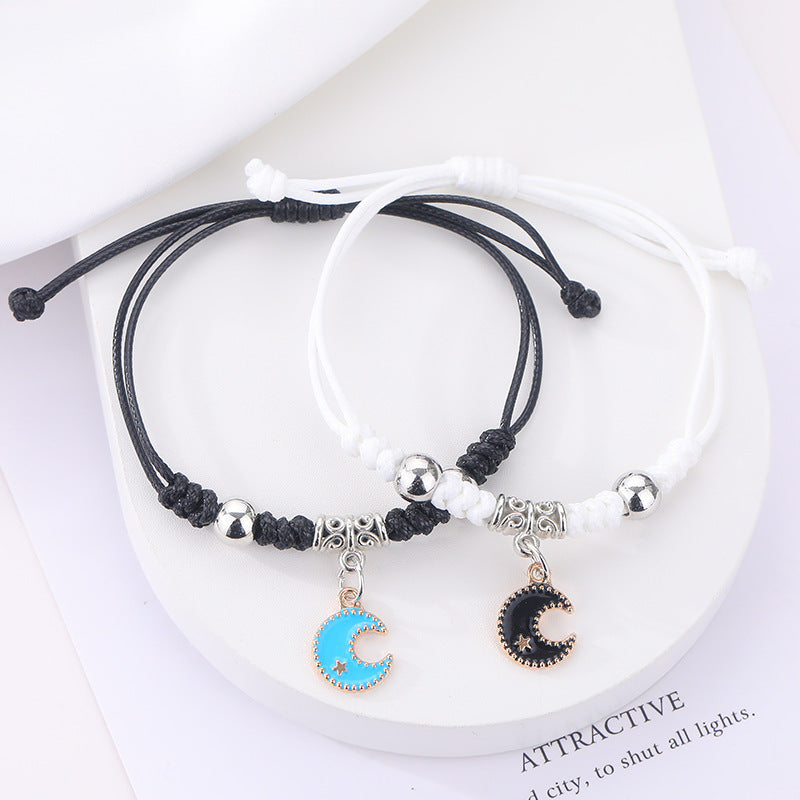 Cartoon Good-looking Woven Korean Style Fresh Carrying Strap Female Creative Bracelet