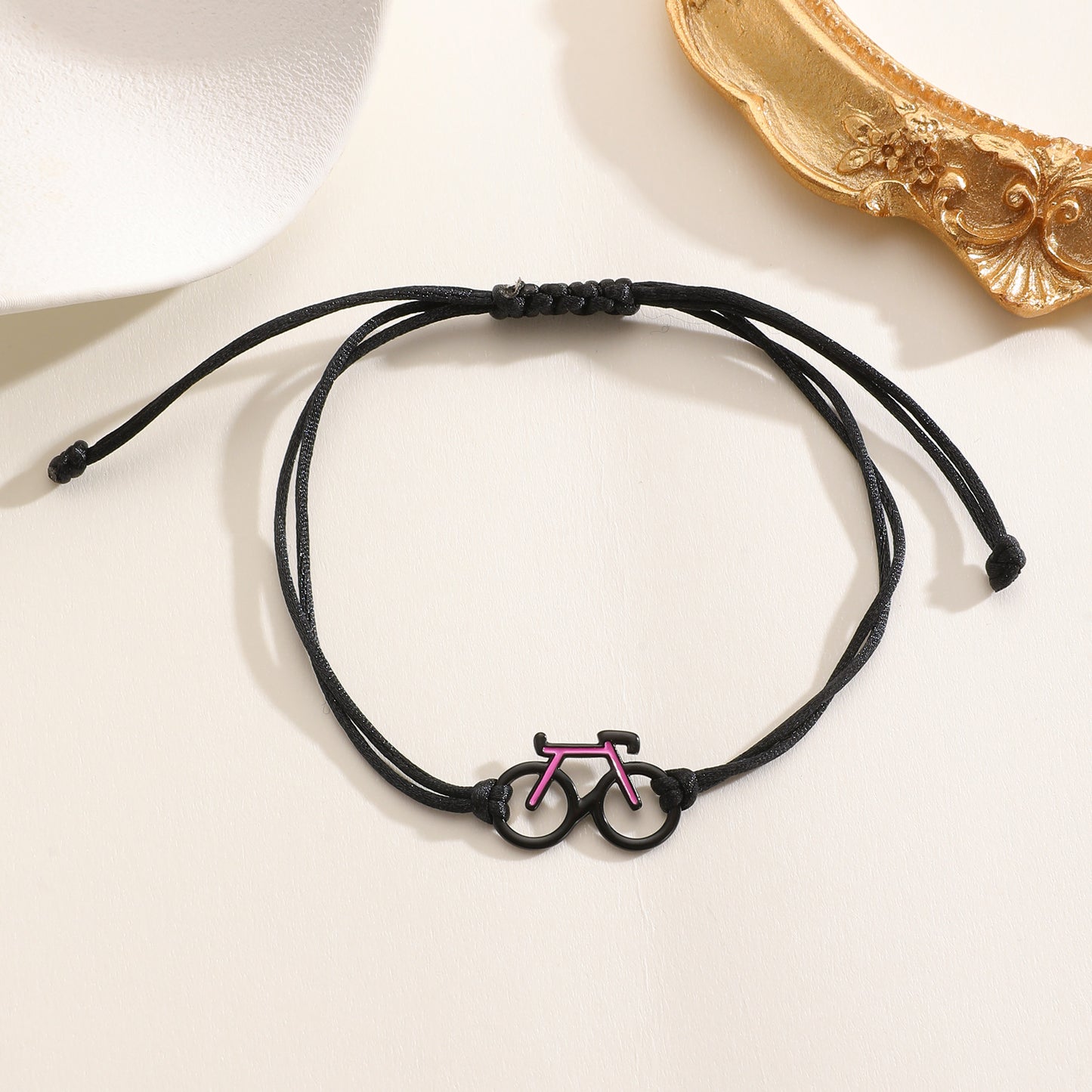Carrying Strap Simple Copper Bicycle Hand Woven Bracelets