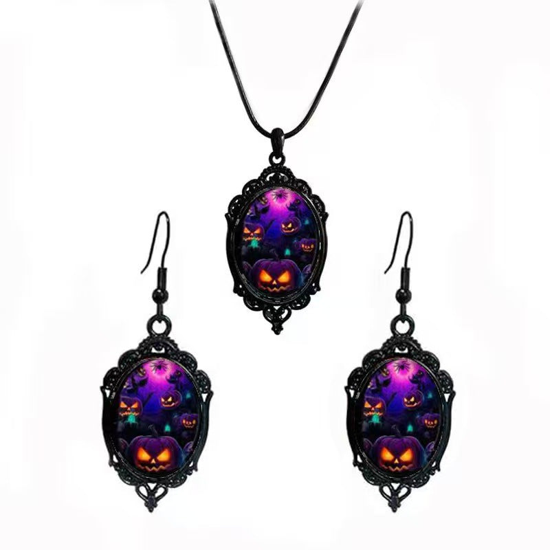 Fashion Elegant Glass Suite Romantic Gift Jewelry Set