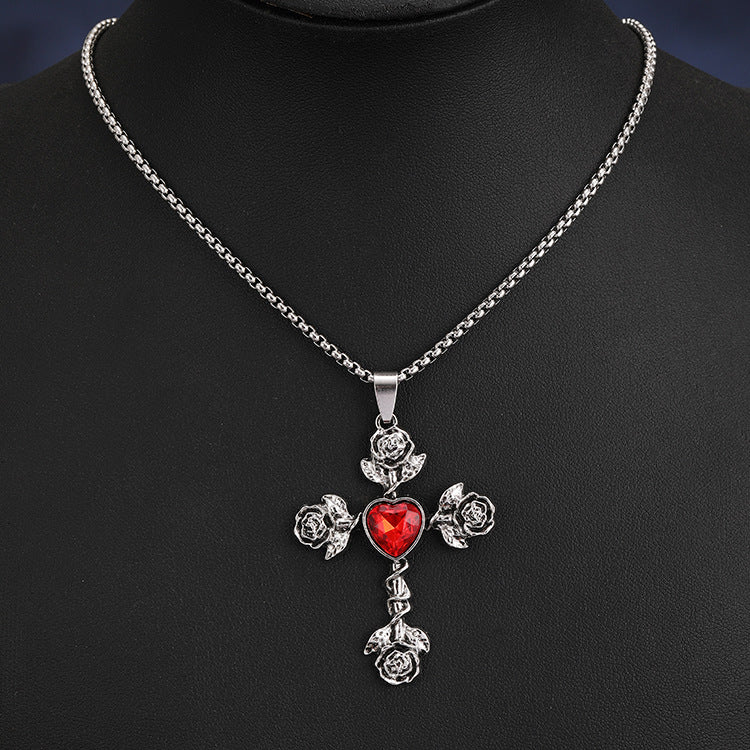 Women's & Men's Simplicity Long Gothic Vintage Stainless Steel Pendants