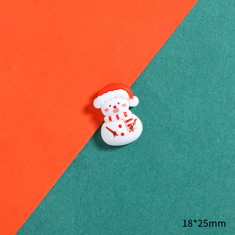 Cartoon Christmas Series Resin Cream Glue Jewelry Accessories