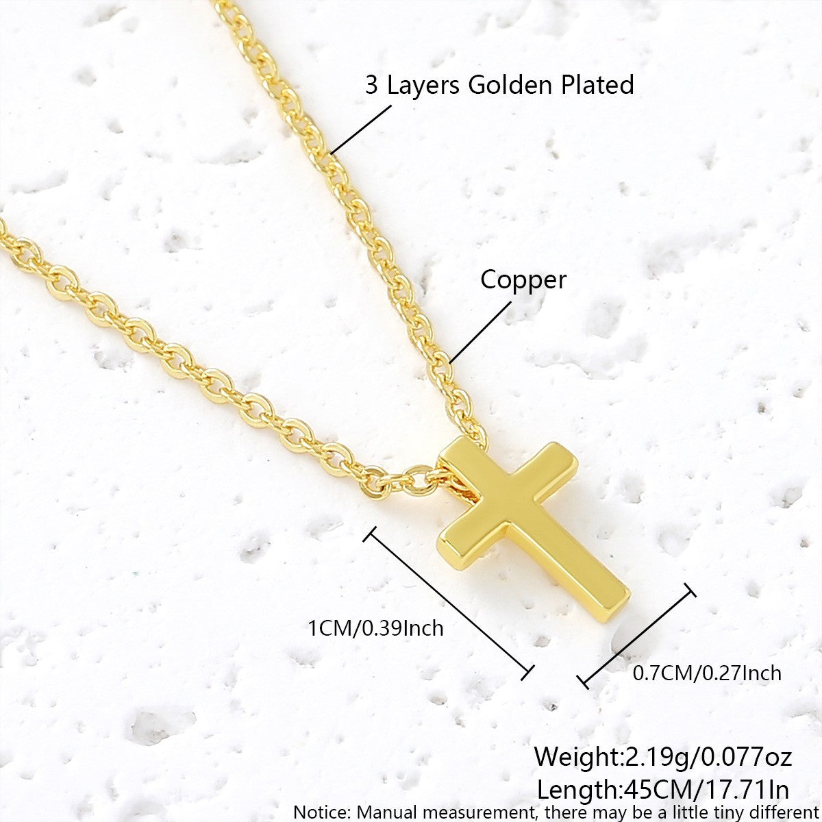 Women's & Men's Trendy Cross Zircon Artistic Retro Necklace
