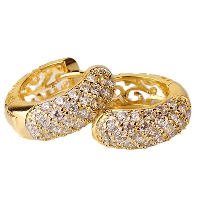Style Hollow Design Vine Exquisite Ear Earrings
