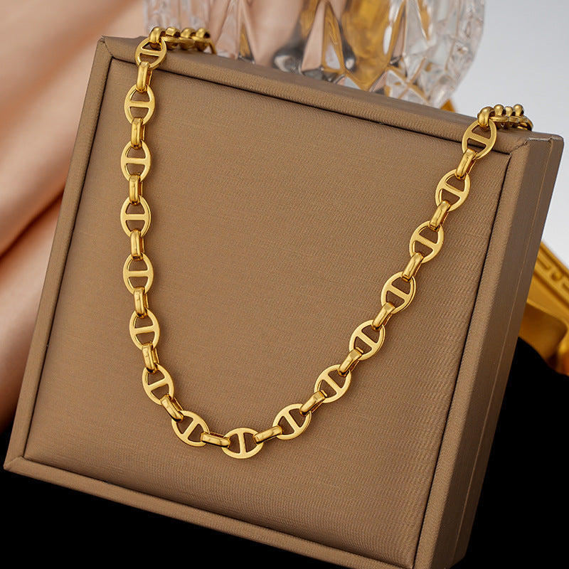 Elegant Women's Titanium Steel High-grade For Necklaces
