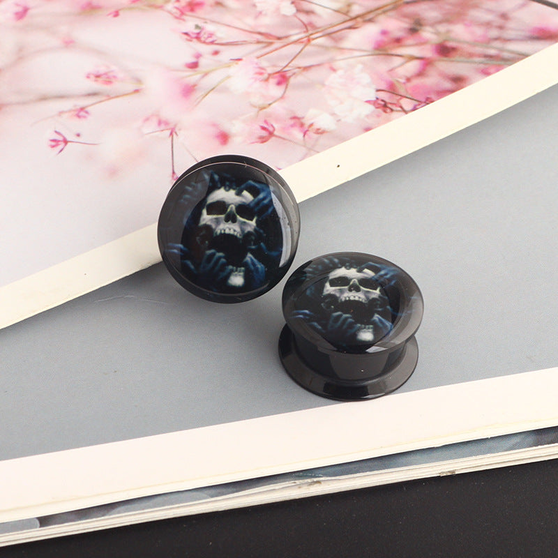Acrylic Auricle Pulley Ear Extender Human Body Earrings