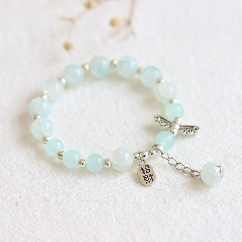 Fresh Glass Bead Chinese Ethnic Style Bracelets