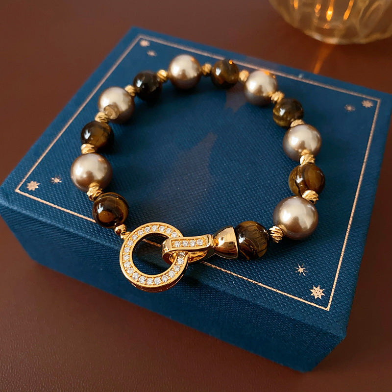 Zircon Fashionable Minimalist Wristband With Touch Of Affordable Bracelet