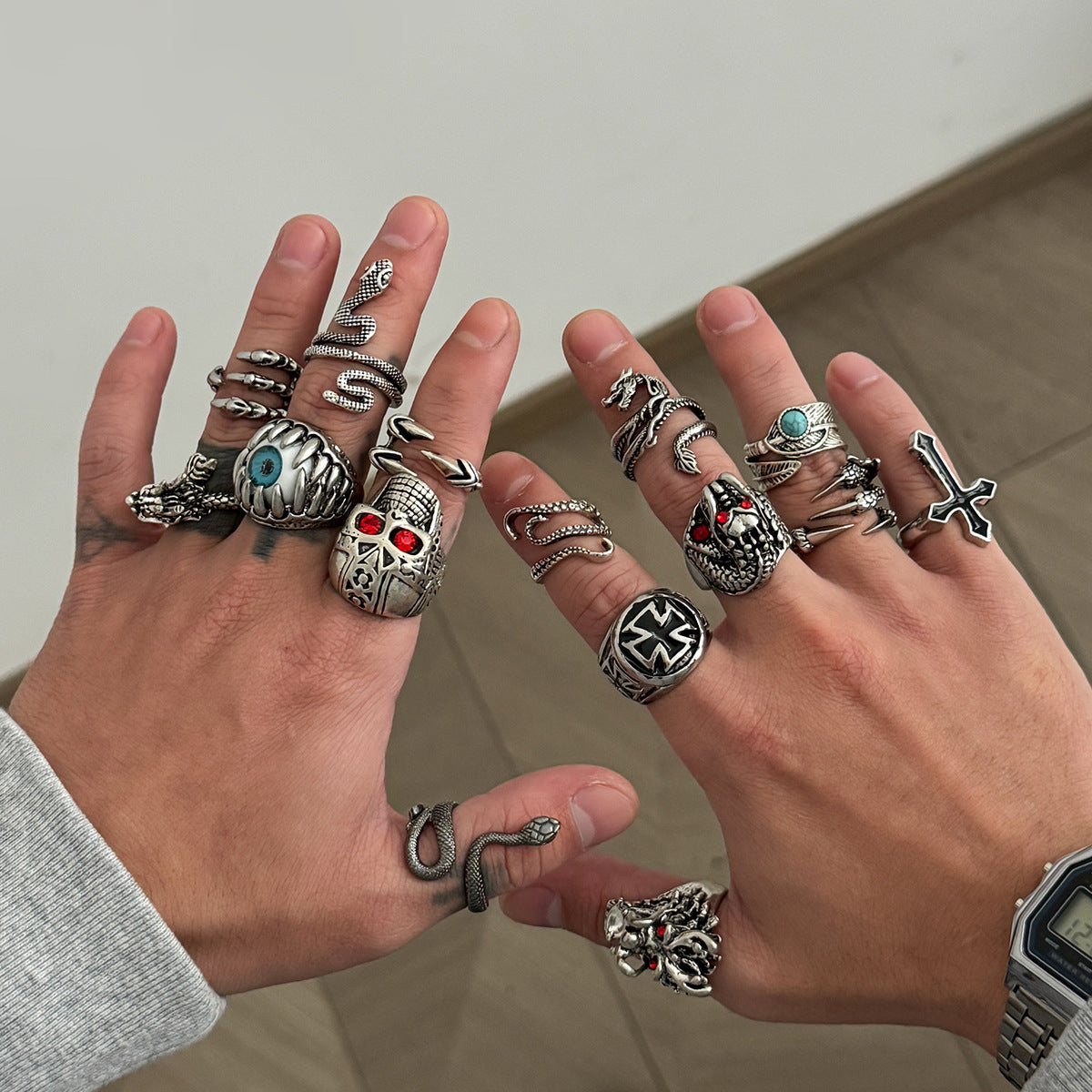 Men's Fashion Skull Hip Hop Cool Devil's Bracelets