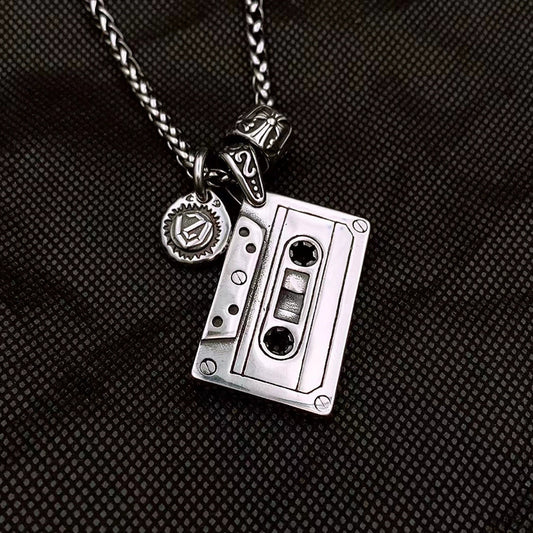 Men's Street Tape Fashion Creative Retro Personalized Hip Hop Necklaces