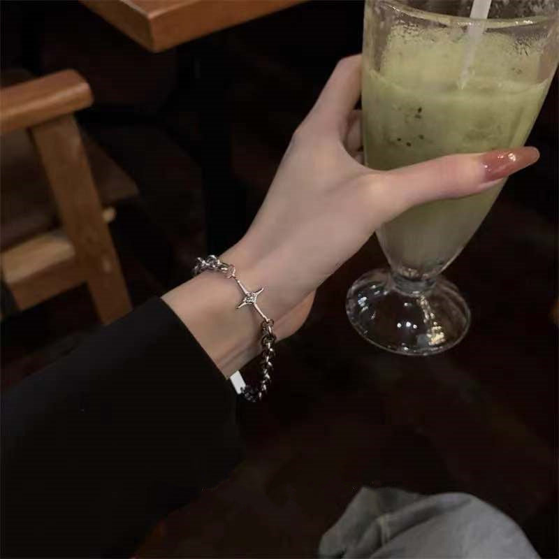 Men's Steel Trend Retro Minority Design Cold Bracelet