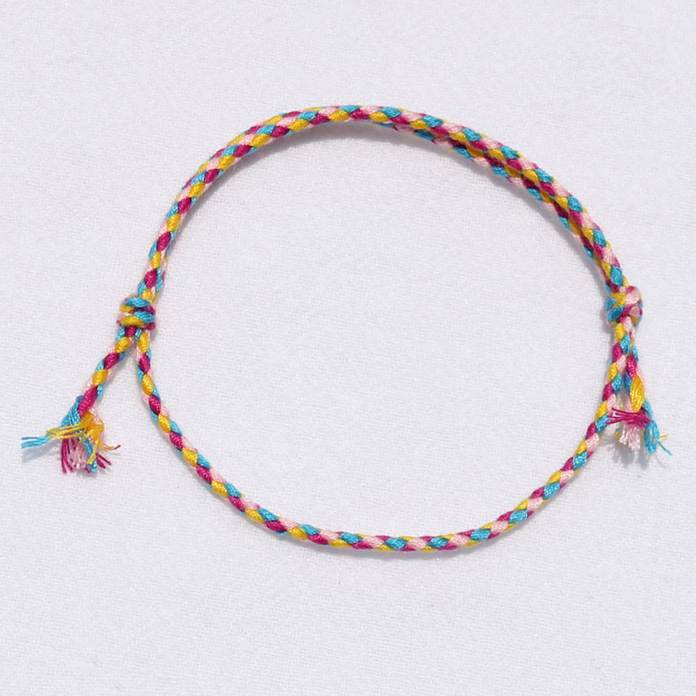 Hand-woven Tibetan Hand Rub Thread Carrying Bracelets